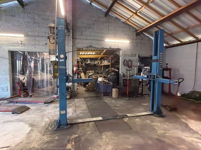 an image of a garage with a lot of tools