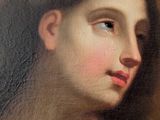 an image of a painting of a woman with long hair