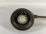 a light that is on in the middle of a bowl