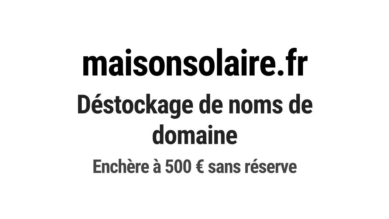 Destockage & Invendus