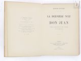 an open book with a black and white title on it