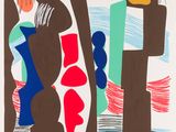 une image représentant le dessin d'une femme tenant un couteau et une fourchette
