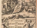 un vieux livre sur lequel figure l'image d'un homme à cheval et d'une femme à cheval