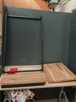 Bureau suspendu EMERIC en acacia et métal - 65x45x100 cm- re… (photo 2)