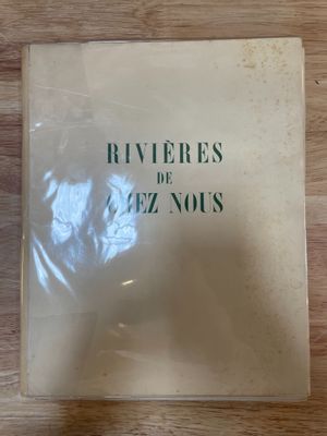 On voit ici la couverture du livre *Rivières de Jez nous*.