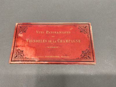 Fernand CORNU Vue panoramique des vignobles de Champagne