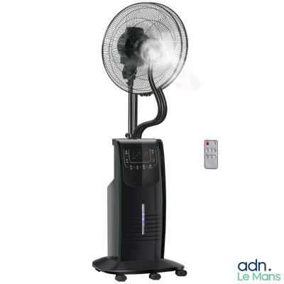 un ventilateur posé sur un pied
