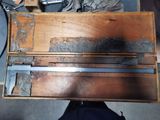 a piece of wood that has been removed from the top of a desk