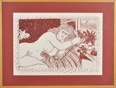 Alexandre FASSIANOS (1935-2022) : Odalisque. - Photo 1