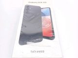 packaging of a samsung galaxy a50s phone in a box on a white surface