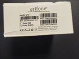 a close up of a person holding a cell phone with a barcode on it