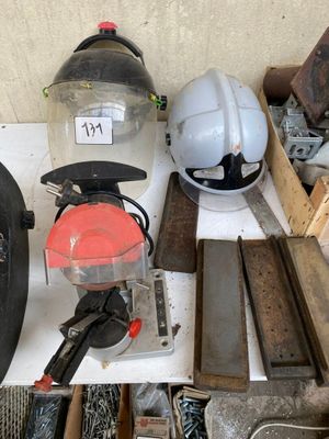 a table with a lot of tools on it