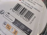 a close up of a label on a bag of luggage