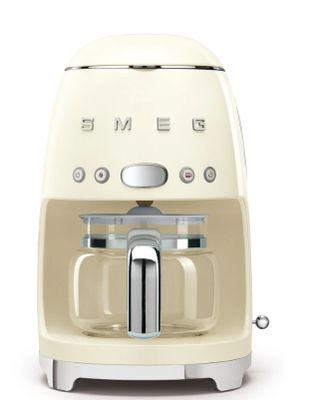 Smeg, Machine à Café Filtre DCF02WHEU, Fonction Arôme et Aut…