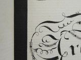 a black and white picture of a book with a picture on it