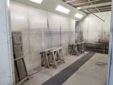 a picture of a room that has a lot of work on it