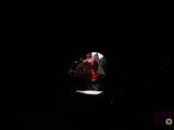 an image of a red diamond on a black background