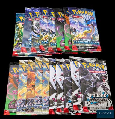 Jeu de cartes à collectionner Pokémon : lot de 5 boosters