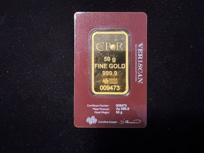- 1 lingotin 50 g d'or 999.9 - n°9473