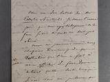 une feuille de papier sur laquelle on peut écrire, posée sur une table
