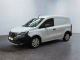 a picture of a white van parked in a room