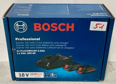 Chargeur de batterie Bosch 18 V avec batterie et chargeur
