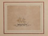 an image of a drawing of a sailboat in the water