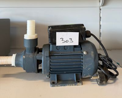 a pump that is sitting on a counter with a price tag on it