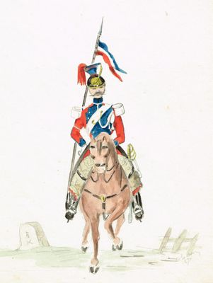 MILITARIA – Marcel de BAILLEHACHE (Rouen 1846-1906, officier…