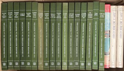 beaucoup de livres dans une boîte sur l'étagère
