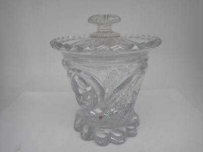 BACCARAT, pot en cristal, H : 11cm, ( égrenures, non signé ) - Photo 1