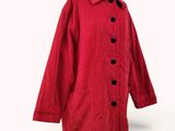 an image of a red coat on a mannequin