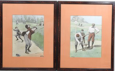 deux photos encadrées représentant des hommes jouant au baseball sur un terrain de baseball