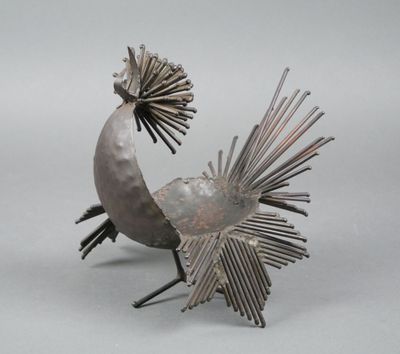 Michel ANASSE (1935-2020) Coq chantant