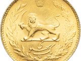 an image of a gold coin with a lion on top of it