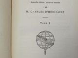 a book with a drawing of a globe on it