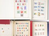 a lot of stamps on the pages of a book