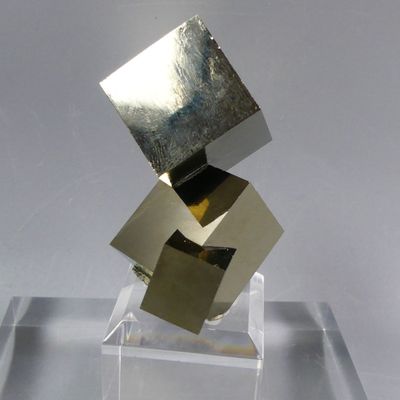 a metal sculpture that is on display on a table