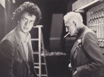 Martin Schäfer (attribuée à) Nicholas Ray & Wim Wenders sur …