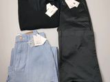 trois paires de pantalons de costume pour homme, encore étiquetés