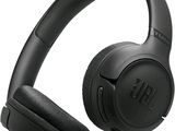 a pair of black headphones sitting on top of each other