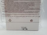 a white box with a label on it sitting on a table