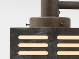 an image of a close up of a light fixture on a wall