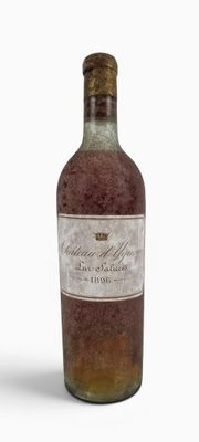 a bottle of wine that is sitting on a table