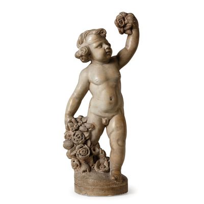 SCULPTEUR DU 19ÈME SIÈCLE Putto allégorique