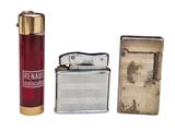 three different types of lighters and lighter lighters on a white background