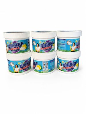 Lot de 9 Pots de pierre d'argile 260g chacun