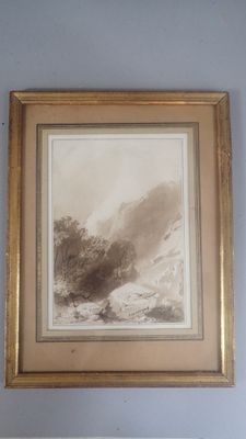 une photo d'un tableau accroché au mur