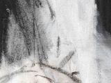 a painting of a woman laying down with her eyes closed