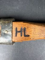 Lot comprenant : 1 rivelaine de porion en bois et laiton, fa… (photo 6)
